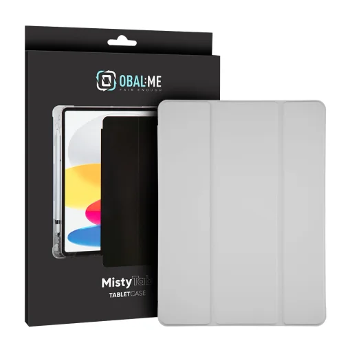 OBAL:ME MistyTab tok Samsung Galaxy Tab S10 Lite/S9/S9 FE/S10 FE világosszürke - 5