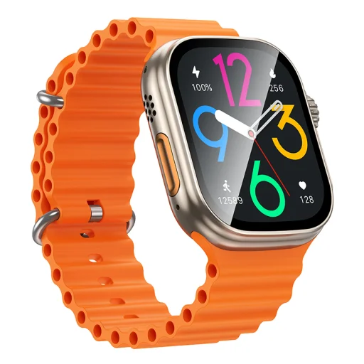 Borofone Smartwatch BD14 Ultra titánium arany - 1