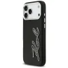 iPhone 17 Pro Max Karl Lagerfeld FW Grained Signature Logo fekete tok thumbnail