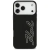 iPhone 17 Pro Max Karl Lagerfeld FW Grained Signature Logo fekete tok thumbnail
