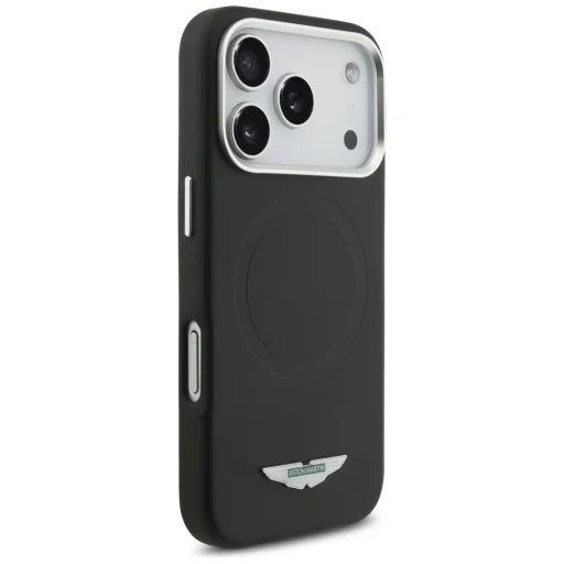 iPhone 17 Pro Aston Martin HC FW Logo MagSafe tok fekete - 4