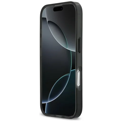 iPhone 17 BMW M IML Fém Gombok Trikolor Csíkok MagSafe Tok Fekete tok - 5