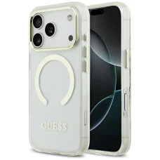 iPhone 17 Pro Guess Metal Outline MagSafe tok arany