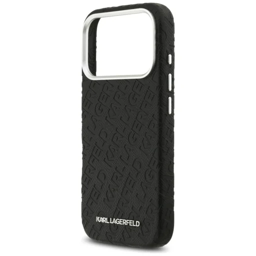 iPhone 17 Pro Karl Lagerfeld FW Stamped Karl MagSafe fekete tok - 6