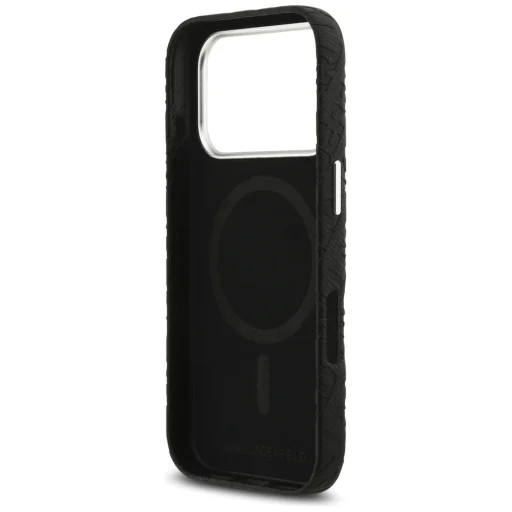 iPhone 17 Pro Karl Lagerfeld FW Stamped Karl MagSafe fekete tok - 7