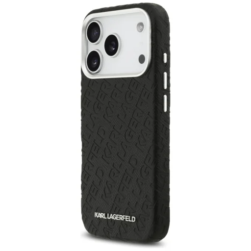iPhone 17 Pro Karl Lagerfeld FW Stamped Karl MagSafe fekete tok - 2