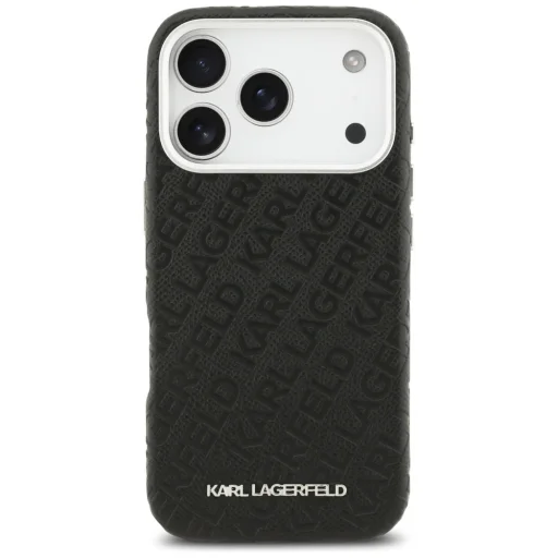 iPhone 17 Pro Karl Lagerfeld FW Stamped Karl MagSafe fekete tok - 3