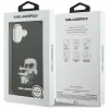 iPhone 17 Karl Lagerfeld IML Aquarelle Karl & Choupette & Logo MagSafe Fekete tok - 8