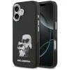 iPhone 17 Karl Lagerfeld IML Aquarelle Karl & Choupette & Logo MagSafe Fekete tok