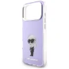 iPhone 17 Pro Max Karl Lagerfeld IML Aquarelle Karl & Choupette & Logo MagSafe tok Lila thumbnail
