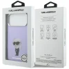iPhone 17 Pro Max Karl Lagerfeld IML Aquarelle Karl & Choupette & Logo MagSafe tok Lila thumbnail