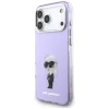iPhone 17 Pro Max Karl Lagerfeld IML Aquarelle Karl & Choupette & Logo MagSafe tok Lila thumbnail
