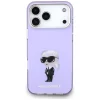 iPhone 17 Pro Max Karl Lagerfeld IML Aquarelle Karl & Choupette & Logo MagSafe tok Lila thumbnail