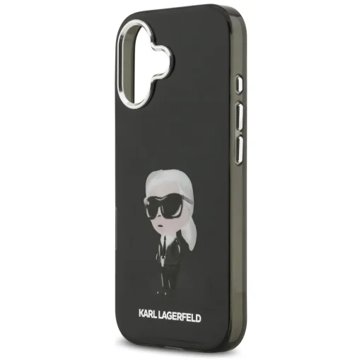 iPhone 17 Karl Lagerfeld IML Aquarelle Karl & Logo MagSafe tok fekete tok - 6