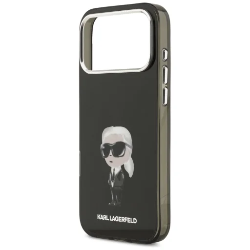 iPhone 17 Pro Max Karl Lagerfeld IML Aquarelle Karl & Logo MagSafe fekete tok - 6