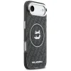iPhone 17 Air Karl Lagerfeld IML Choupette Head Logo MagSafe tok Fekete - 4