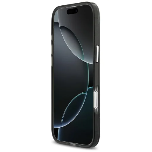 iPhone 17 Air Karl Lagerfeld IML Choupette Head Logo MagSafe tok Fekete - 5