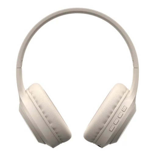 Havit Vezeték nélküli fejhallgató (H628BT) - Bluetooth 5.1, 200mAh, Összecsukható - Bézs - 4