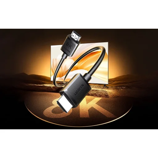 HDMI 8K 60Hz UGREEN 1m 48Gbps HD175 kábel (fekete) - 6