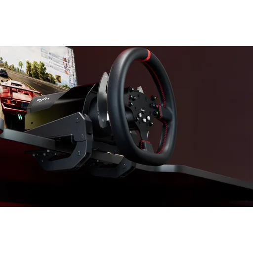 PXN-V10 Ultra Gaming Set – Versenykormány + Pedál + Rögzítő Bilincsek + Tartozékok - 11