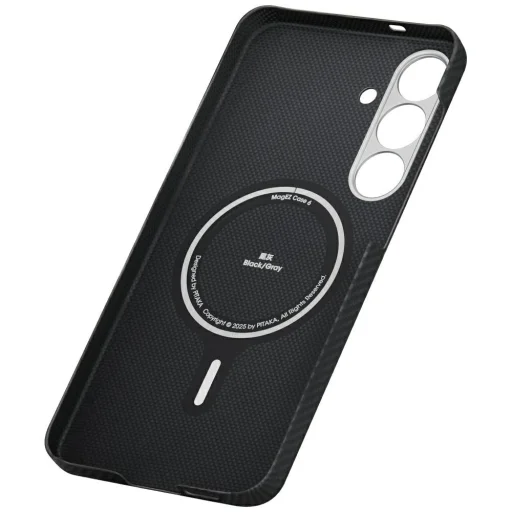 Samsung Galaxy S25 PITAKA Ultra-Slim MagSafe fekete-szürke tok - 10