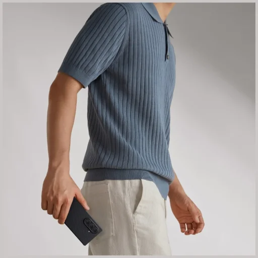 Samsung Galaxy Z Fold 7 Ultra-Slim MagSafe tok fekete-szürke - 5