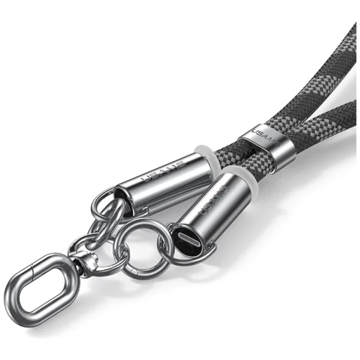 Usams SJ746 30W USB-C - Lightning 1.2m lila telefontartó nyakpánt töltőkábellel - 3