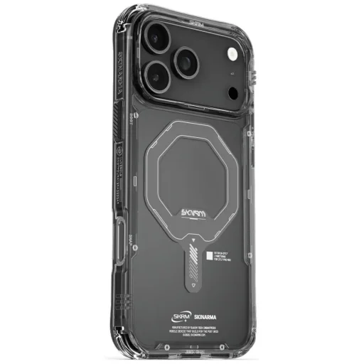iPhone 17 Pro Max Skinarma Saido tok Mágneses Töltés Grafit - 1