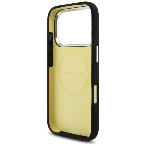 iPhone 17 Pro AMG Szilikon Oversize Rombuszok MagSafe tok Fekete - 7