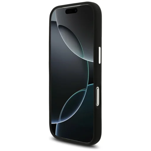 iPhone 17 Pro AMG Szilikon Oversize Rombuszok MagSafe tok Fekete - 5