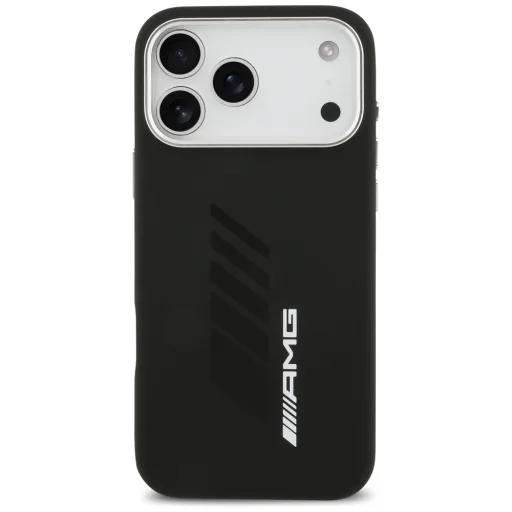 iPhone 17 Pro Max AMG Szilikon Nagyméretű Rombuszok MagSafe tok Fekete tok - 3