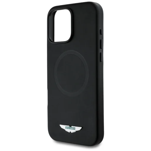 iPhone 16 Pro Aston Martin HC FW Logo MagSafe fekete tok - 6