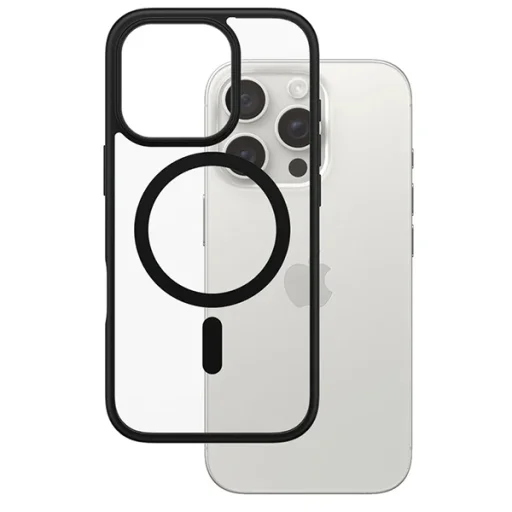 iPhone 16 Pro PanzerGlass HardCase tok fekete MagSafe 1302 - 2