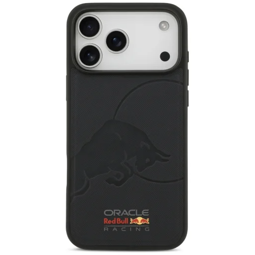 iPhone 17 Pro Max Red Bull Meshed Debossed Bull MagSafe tok sötétkék - 3