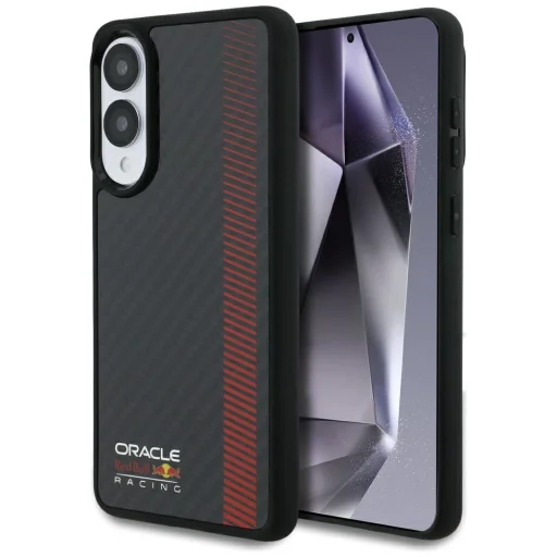 Samsung Galaxy S25 Edge Red Bull Valódi Karbon Szálas Powerbar MagSafe tok fekete - 1