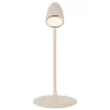 Modern LED asztali lámpa 10W 15W induktív töltővel bézs