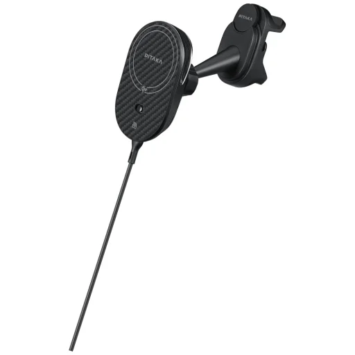 Tesla Model 3/Y PITAKA MagEZ Pro 2 Qi2 vezeték nélküli töltős autós telefontartó fekete szürke - 4