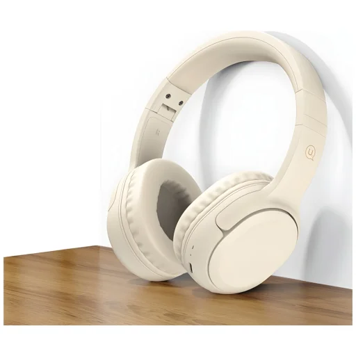 USAMS Yun Sorozat Bluetooth 5.3 On-Ear Fejhallgató Bézs TDLYEJYX02 (USAMS-YG23) - 7