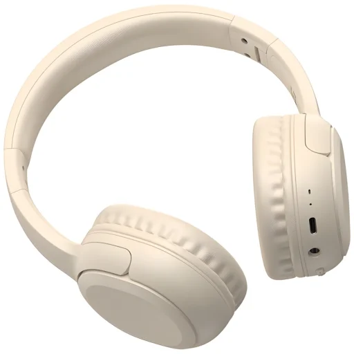 USAMS Yun Sorozat Bluetooth 5.3 On-Ear Fejhallgató Bézs TDLYEJYX02 (USAMS-YG23) - 2