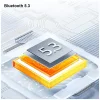 USAMS Bluetooth 5.3 TWS IA II Series vezeték nélküli fülhallgató lila BHUIAII03 (USAMS-IAII15) thumbnail