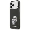  iPhone 17 Pro Fekete Karl Lagerfeld IML Aquarelle Karl & Choupette & Logo MagSafe tok thumbnail