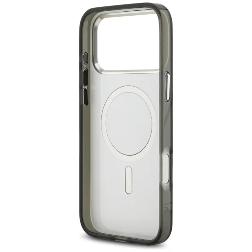  iPhone 17 Pro Fekete Karl Lagerfeld IML Aquarelle Karl & Choupette & Logo MagSafe tok - 7