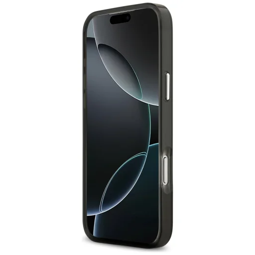  iPhone 17 Pro Fekete Karl Lagerfeld IML Aquarelle Karl & Choupette & Logo MagSafe tok - 5