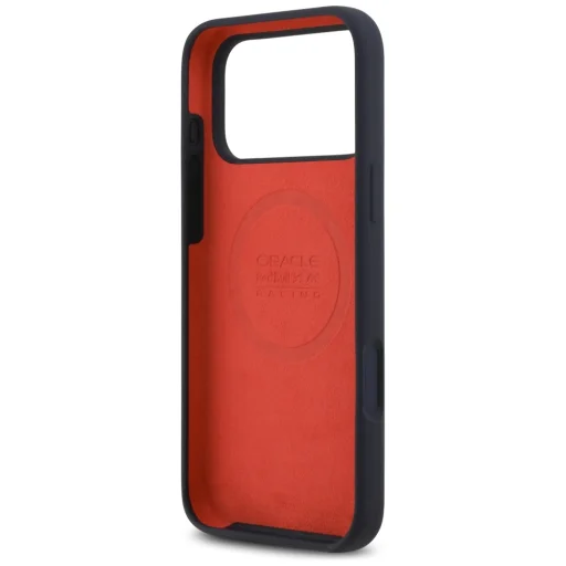 iPhone 17 Pro Max Red Bull Szilikon Egyszerű Bika Logó MagSafe tok Sötétkék - 7