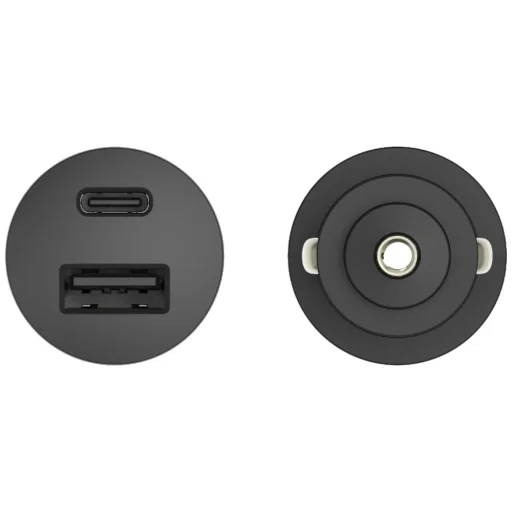 Motorola TurboPower 45W Dual USB-A/USB-C autós töltő 1m USB-C kábellel fekete - 6