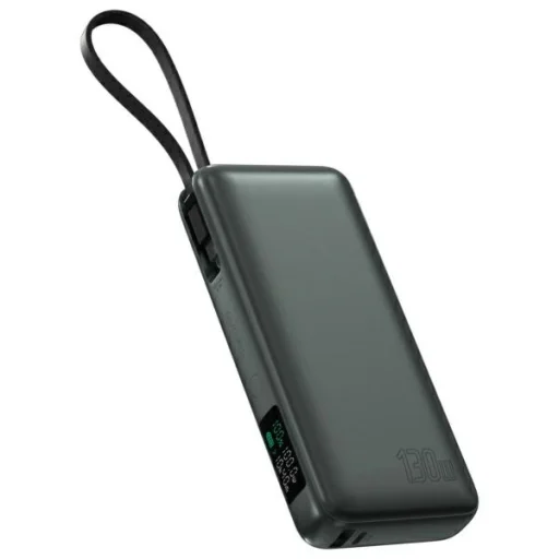 4smarts Powerbank Enterprise 20000mAh 130W beépített USB-C kábellel szürke - 1