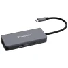 Adapter Hub Verbatim USB-C/HDMI/3xUSB-A 3.2/RJ45 alumínium 32157 thumbnail