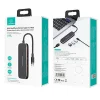USAMS adapter HUB 2xUSB + USB-C + HDMI + Micro SD + SD fekete SJ575HUB01 (US-SJ575) thumbnail