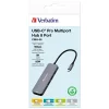 Verbatim Adapter Hub USB-C - 2xHDMI/3xUSB-A/SD/microSD/USB-C alumínium 32151 - 4