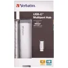 Verbatim USB-C Hub Adapter - 4xUSB-A 3.2 alumínium 49147 thumbnail